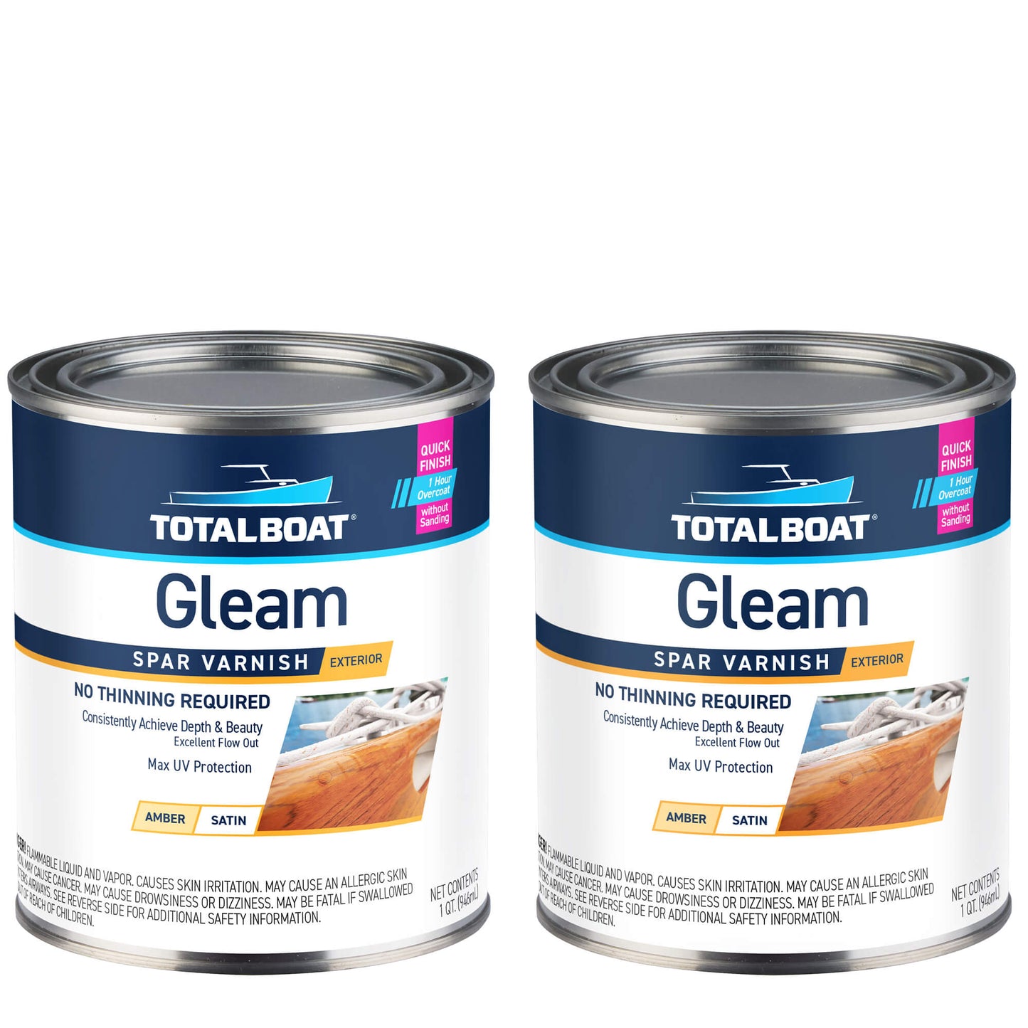 TotalBoat Gleam Satin 2 quart kit