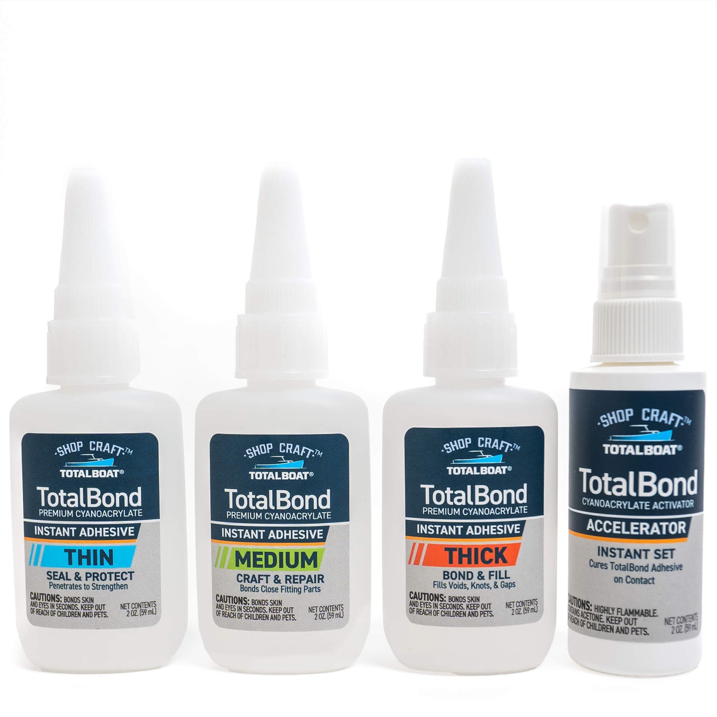 TotalBoat TotalBond Instant Adhesive and Accelerator Kit